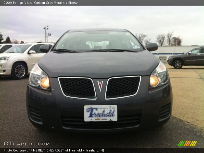 Carbon Gray Metallic / Ebony 2009 Pontiac Vibe