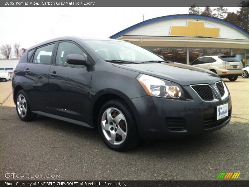 Carbon Gray Metallic / Ebony 2009 Pontiac Vibe