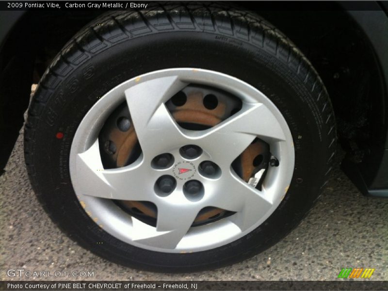 Carbon Gray Metallic / Ebony 2009 Pontiac Vibe