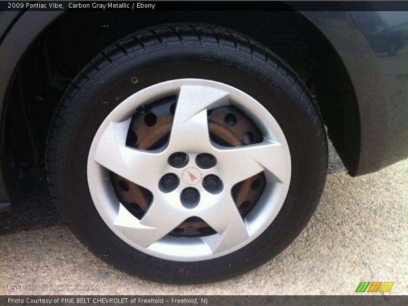 Carbon Gray Metallic / Ebony 2009 Pontiac Vibe