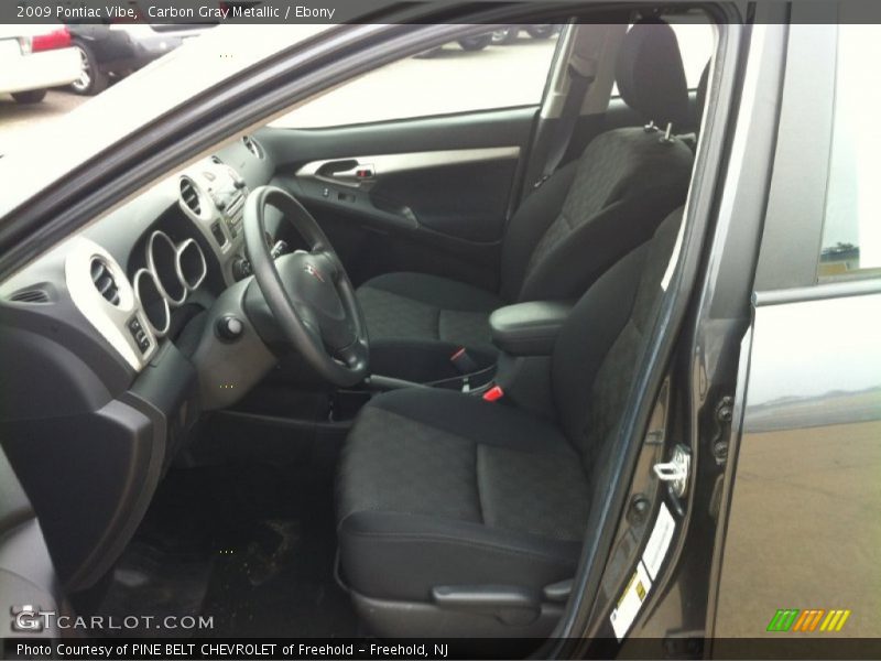 Carbon Gray Metallic / Ebony 2009 Pontiac Vibe
