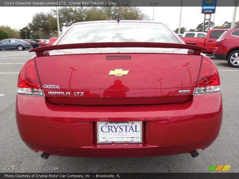 Crystal Red Tintcoat / Gray 2014 Chevrolet Impala Limited LTZ