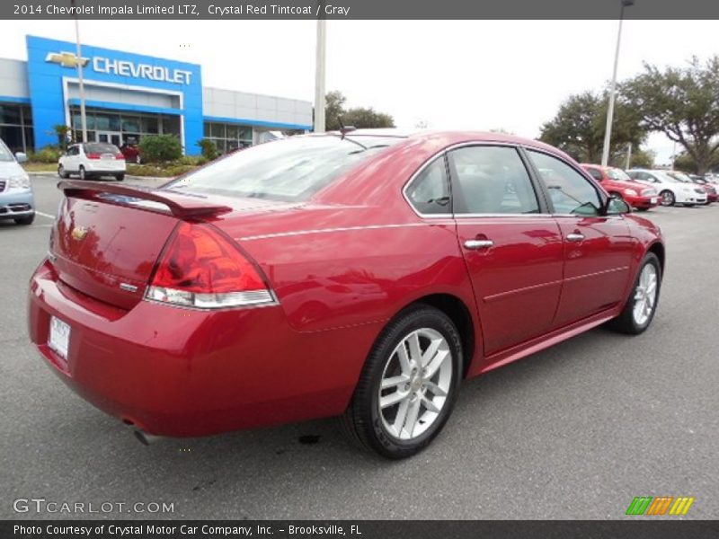Crystal Red Tintcoat / Gray 2014 Chevrolet Impala Limited LTZ