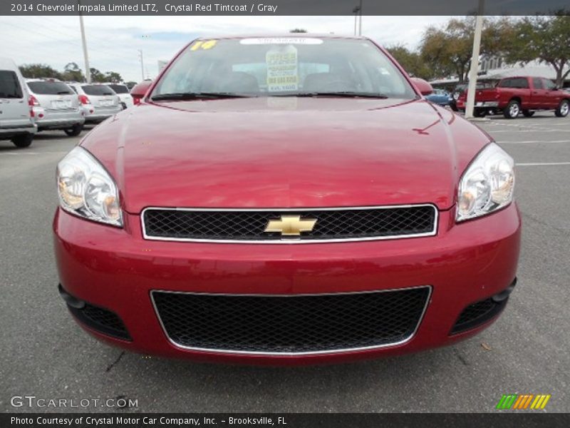 Crystal Red Tintcoat / Gray 2014 Chevrolet Impala Limited LTZ