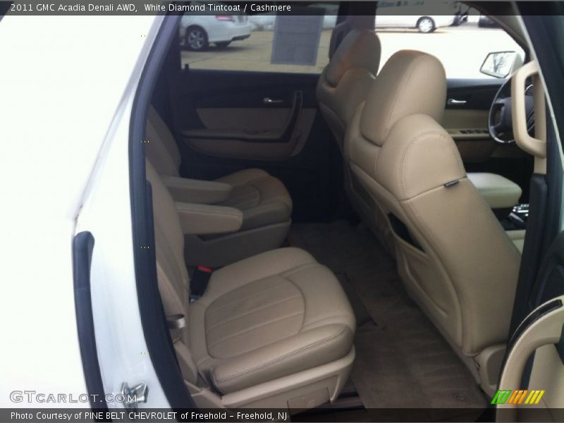 White Diamond Tintcoat / Cashmere 2011 GMC Acadia Denali AWD