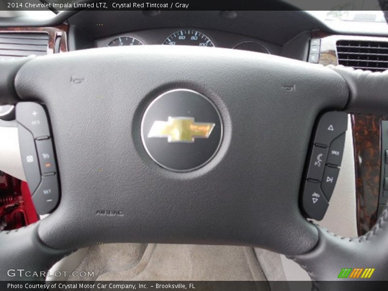 Crystal Red Tintcoat / Gray 2014 Chevrolet Impala Limited LTZ