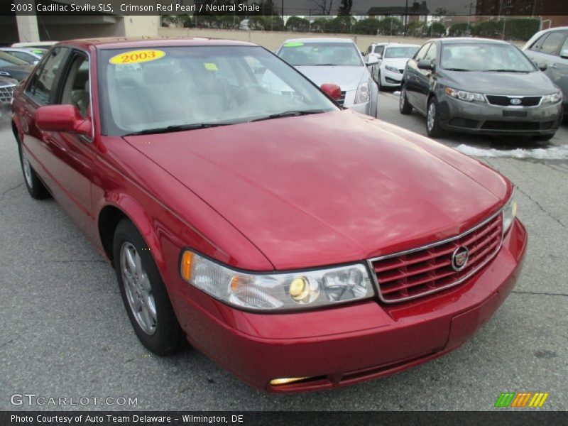 Crimson Red Pearl / Neutral Shale 2003 Cadillac Seville SLS