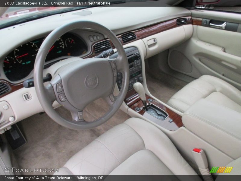 Crimson Red Pearl / Neutral Shale 2003 Cadillac Seville SLS