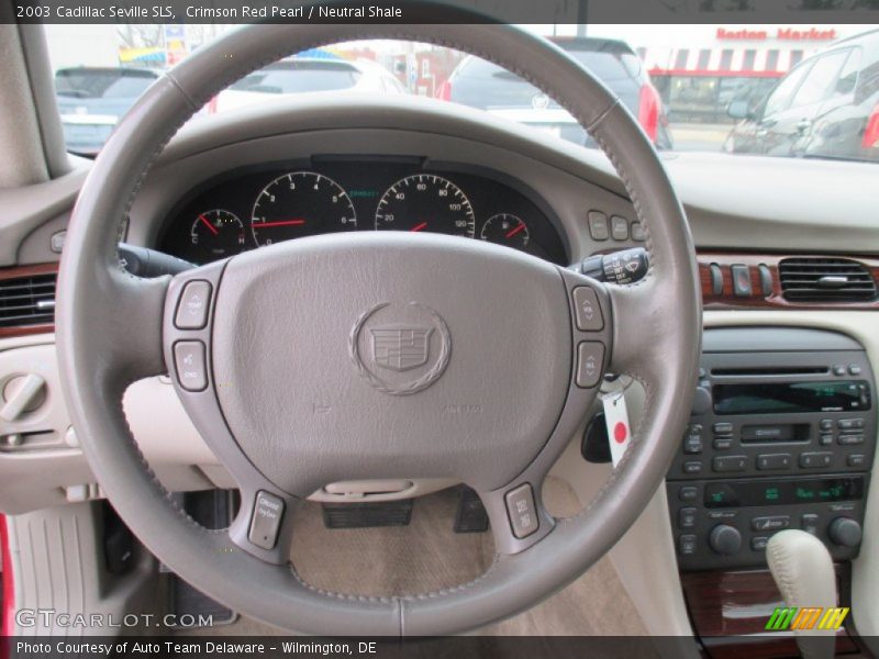 Crimson Red Pearl / Neutral Shale 2003 Cadillac Seville SLS