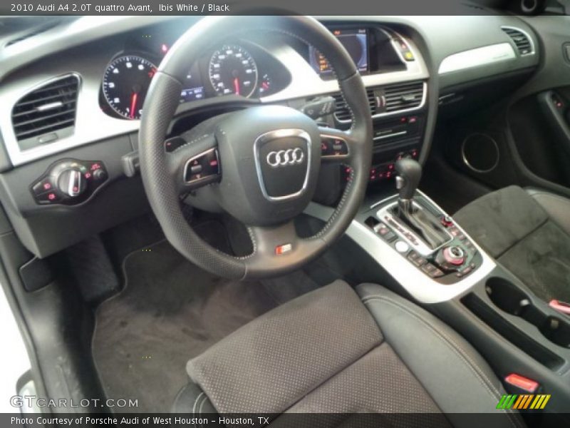 Ibis White / Black 2010 Audi A4 2.0T quattro Avant