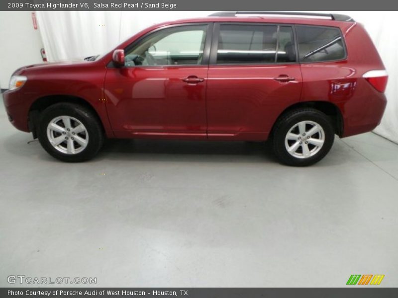  2009 Highlander V6 Salsa Red Pearl