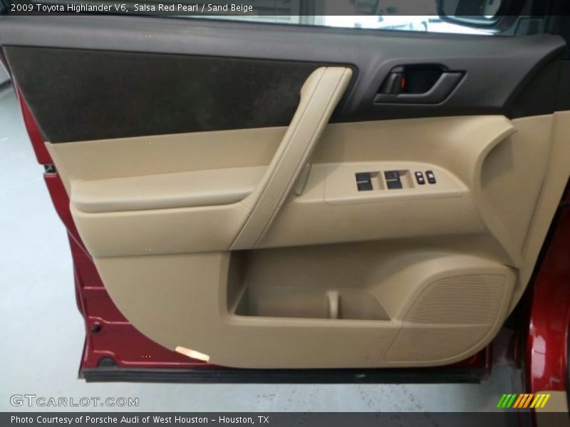 Salsa Red Pearl / Sand Beige 2009 Toyota Highlander V6