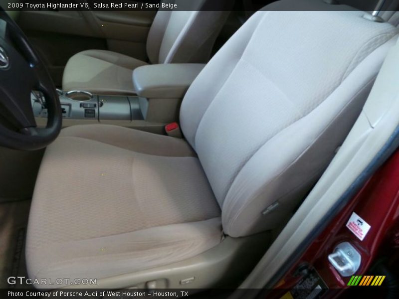 Salsa Red Pearl / Sand Beige 2009 Toyota Highlander V6