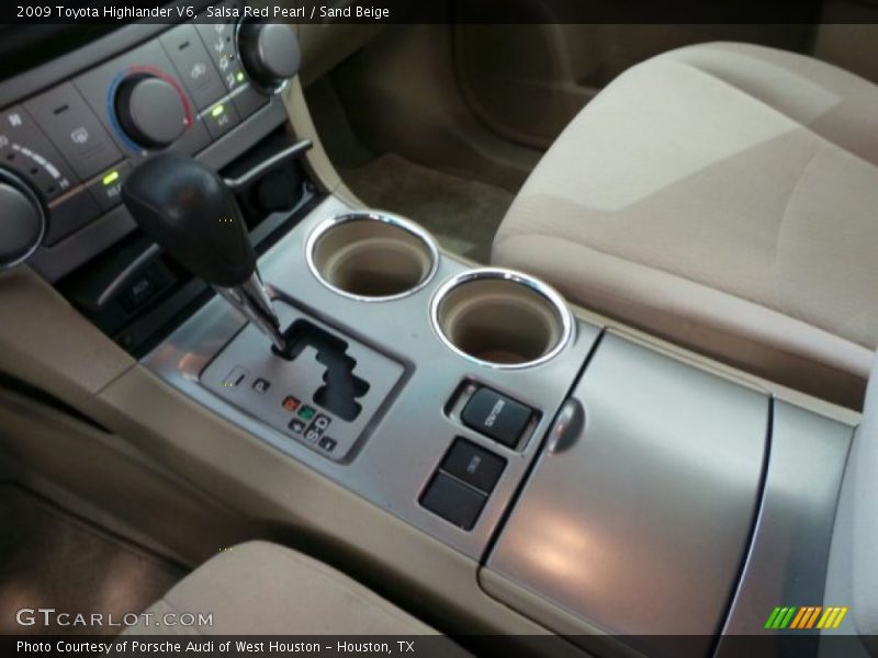 Salsa Red Pearl / Sand Beige 2009 Toyota Highlander V6