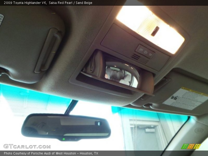 Salsa Red Pearl / Sand Beige 2009 Toyota Highlander V6