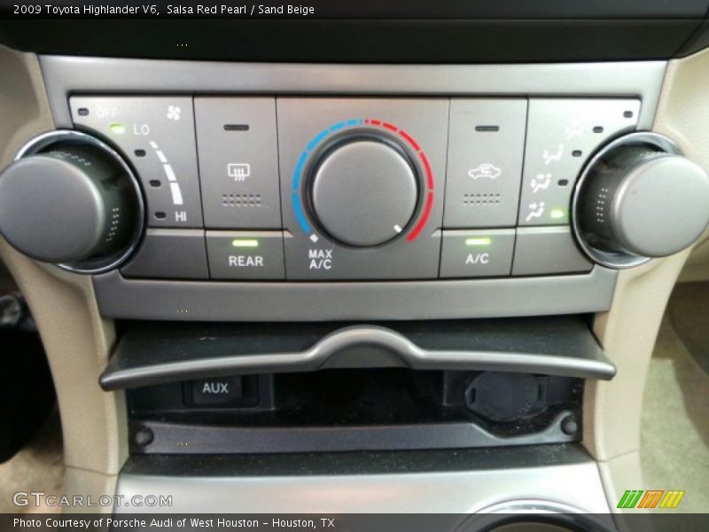 Salsa Red Pearl / Sand Beige 2009 Toyota Highlander V6