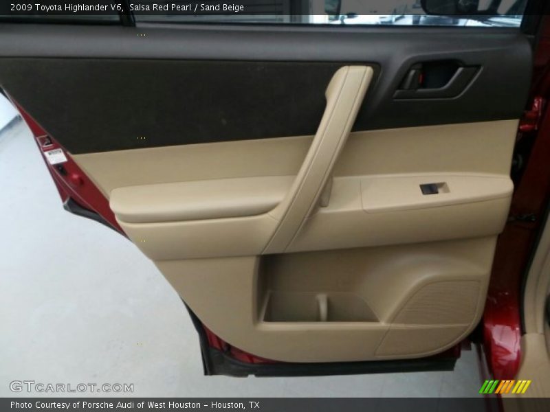 Salsa Red Pearl / Sand Beige 2009 Toyota Highlander V6