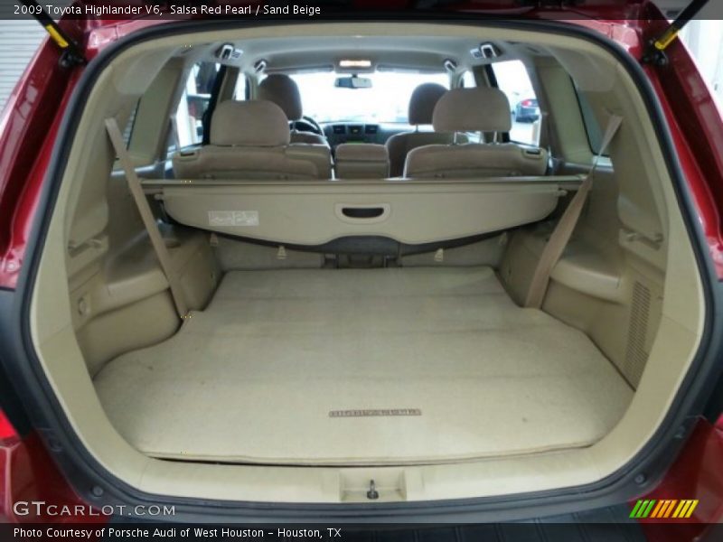 Salsa Red Pearl / Sand Beige 2009 Toyota Highlander V6