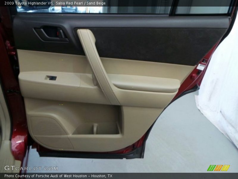 Salsa Red Pearl / Sand Beige 2009 Toyota Highlander V6