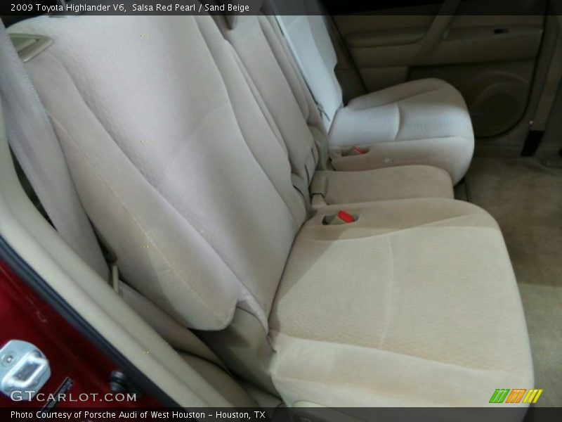 Salsa Red Pearl / Sand Beige 2009 Toyota Highlander V6