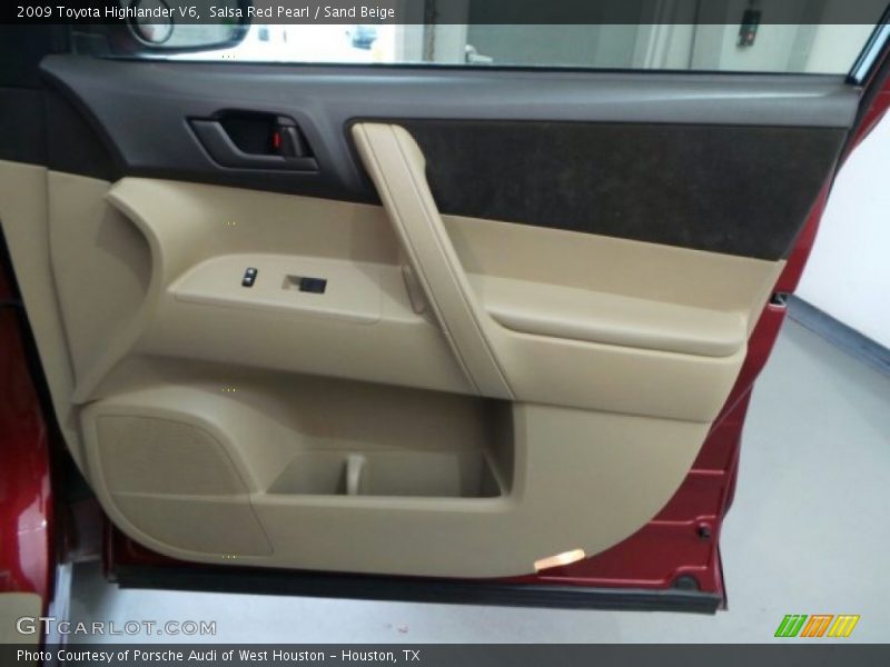 Salsa Red Pearl / Sand Beige 2009 Toyota Highlander V6