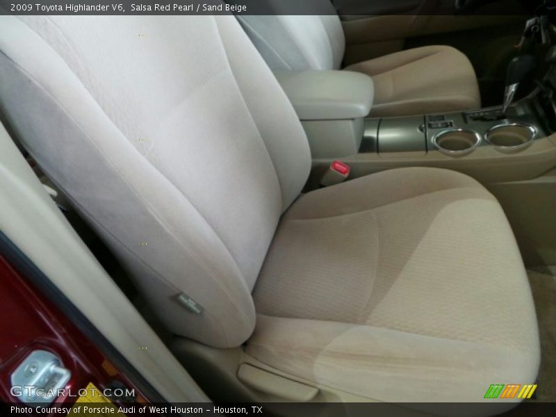 Salsa Red Pearl / Sand Beige 2009 Toyota Highlander V6