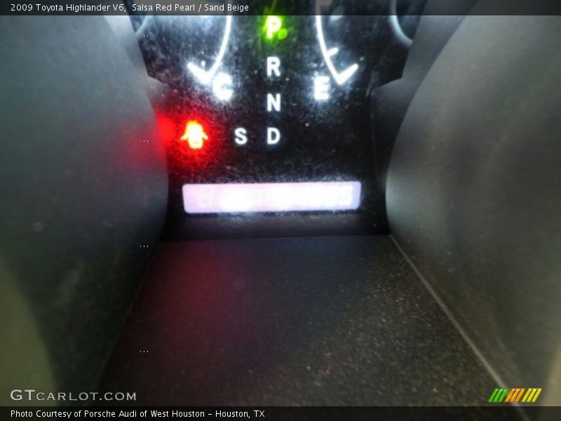 Salsa Red Pearl / Sand Beige 2009 Toyota Highlander V6
