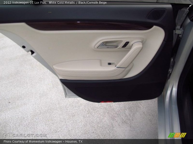 White Gold Metallic / Black/Cornsilk Beige 2012 Volkswagen CC Lux Plus