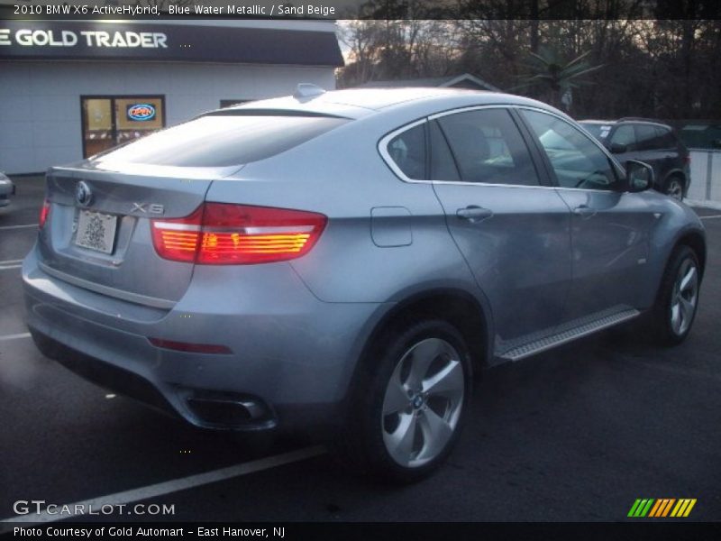 Blue Water Metallic / Sand Beige 2010 BMW X6 ActiveHybrid
