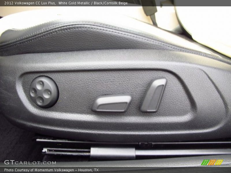 White Gold Metallic / Black/Cornsilk Beige 2012 Volkswagen CC Lux Plus