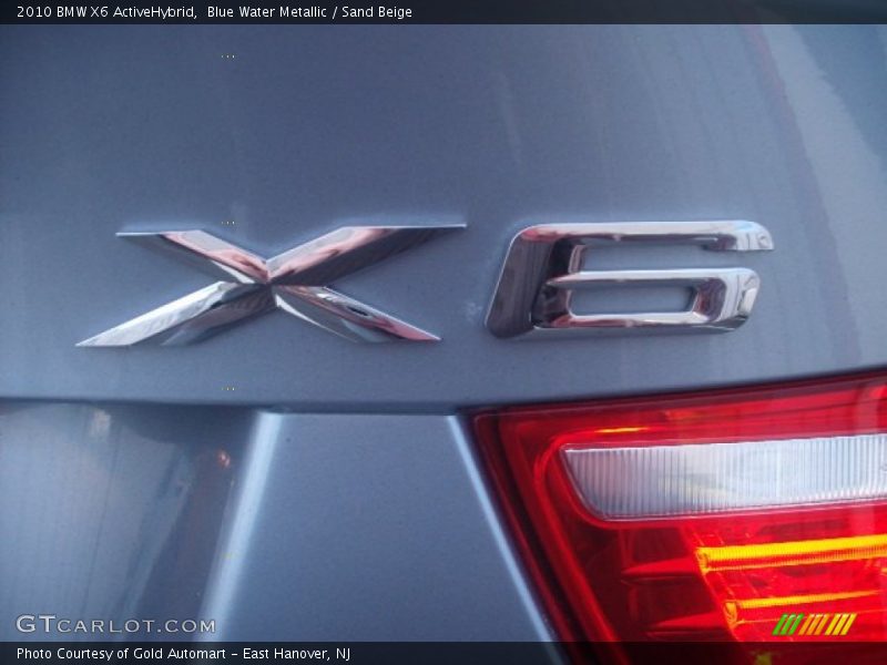 Blue Water Metallic / Sand Beige 2010 BMW X6 ActiveHybrid