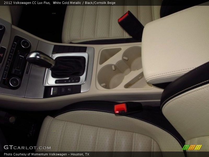 White Gold Metallic / Black/Cornsilk Beige 2012 Volkswagen CC Lux Plus