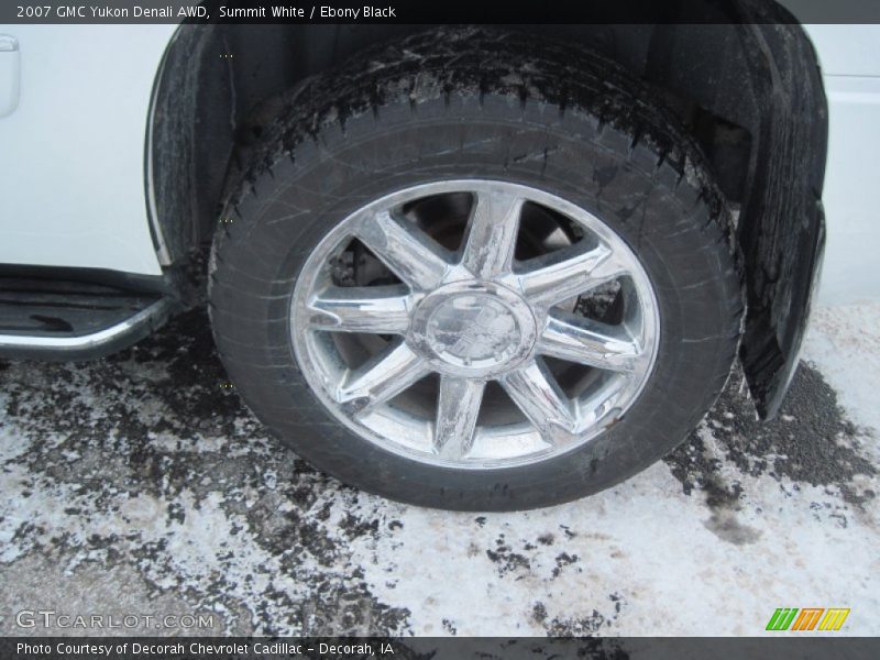 Summit White / Ebony Black 2007 GMC Yukon Denali AWD