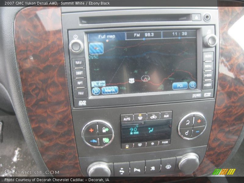 Summit White / Ebony Black 2007 GMC Yukon Denali AWD