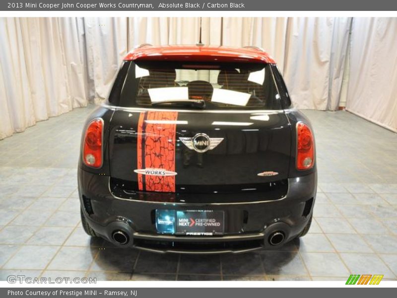 Absolute Black / Carbon Black 2013 Mini Cooper John Cooper Works Countryman