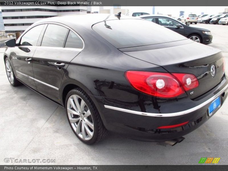 Deep Black Metallic / Black 2012 Volkswagen CC Lux Plus