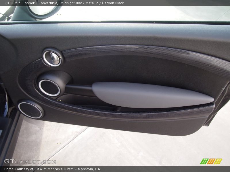 Midnight Black Metallic / Carbon Black 2012 Mini Cooper S Convertible