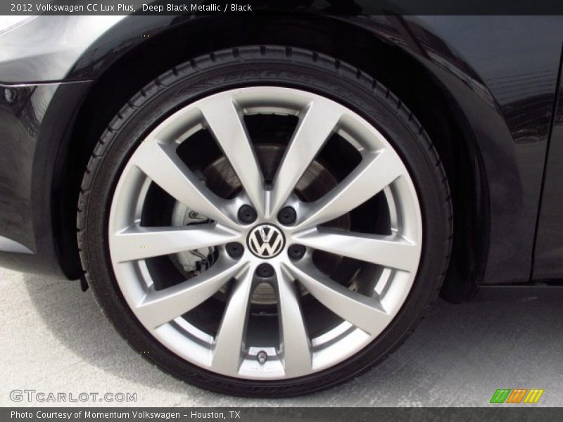 Deep Black Metallic / Black 2012 Volkswagen CC Lux Plus