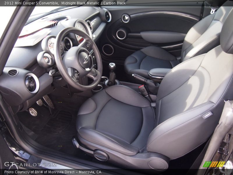 Midnight Black Metallic / Carbon Black 2012 Mini Cooper S Convertible