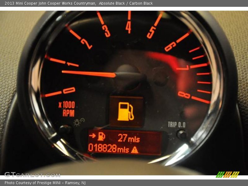 Absolute Black / Carbon Black 2013 Mini Cooper John Cooper Works Countryman