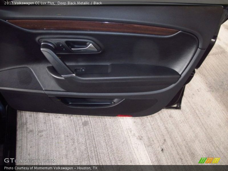 Deep Black Metallic / Black 2012 Volkswagen CC Lux Plus