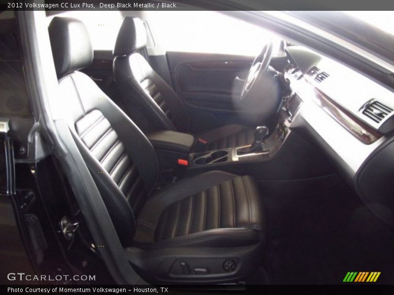 Deep Black Metallic / Black 2012 Volkswagen CC Lux Plus