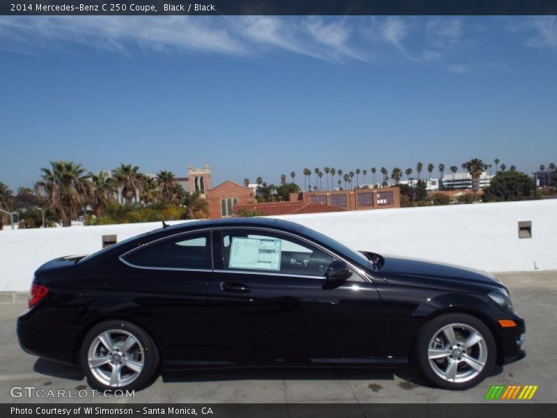 Black / Black 2014 Mercedes-Benz C 250 Coupe