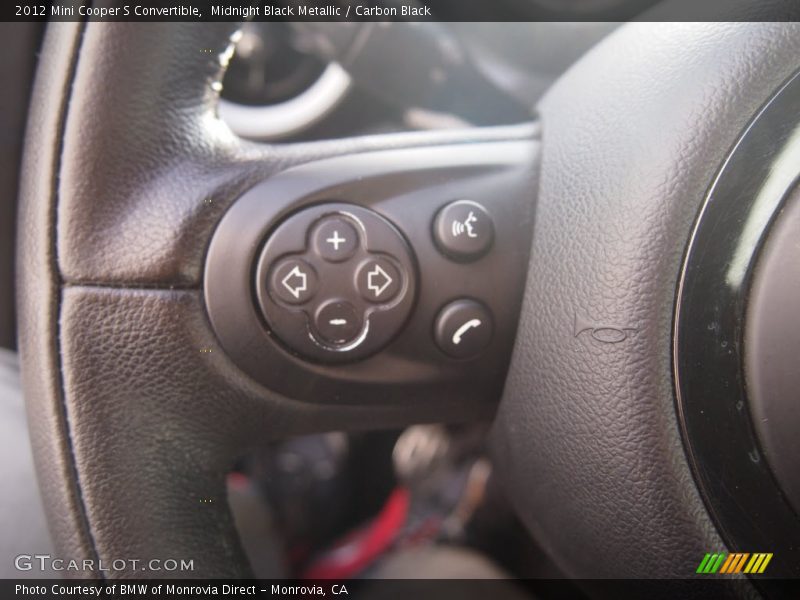 Midnight Black Metallic / Carbon Black 2012 Mini Cooper S Convertible