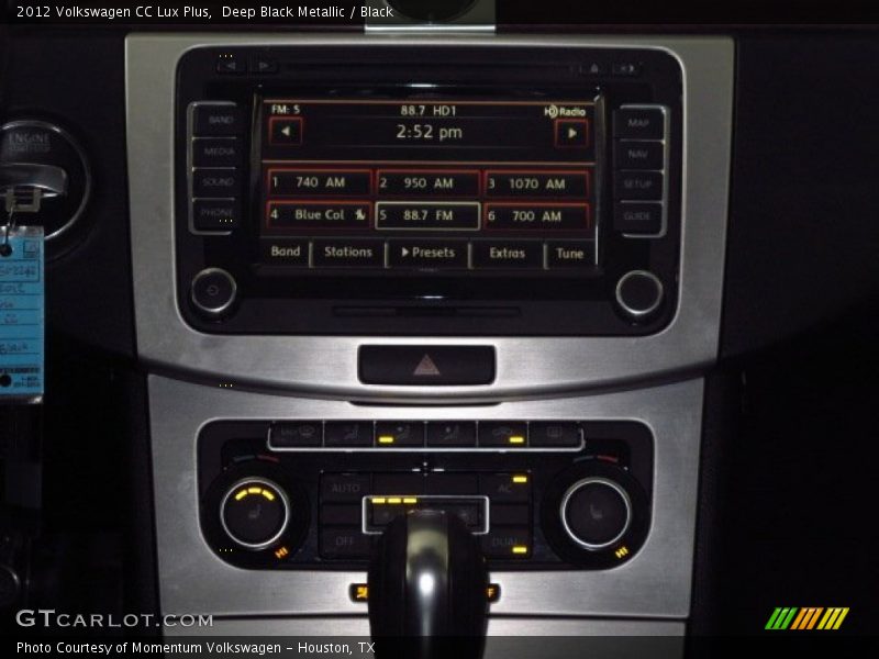 Deep Black Metallic / Black 2012 Volkswagen CC Lux Plus