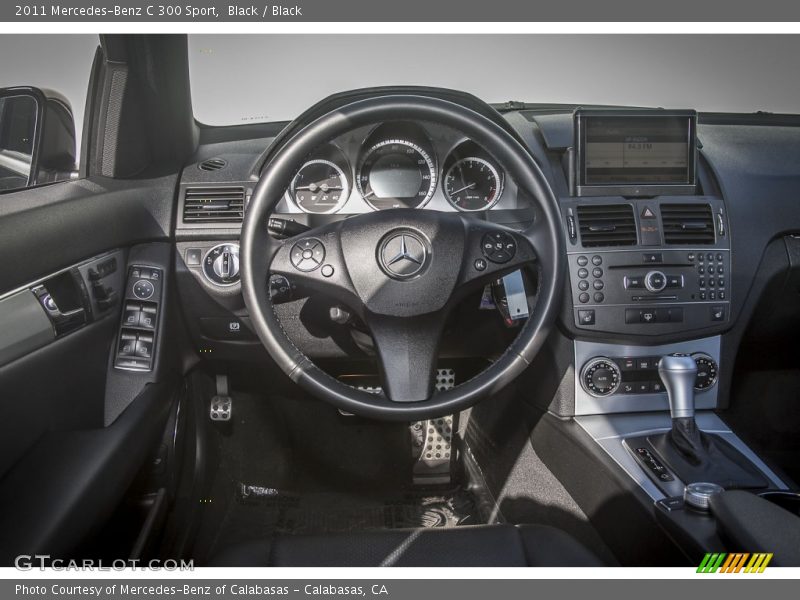 Black / Black 2011 Mercedes-Benz C 300 Sport