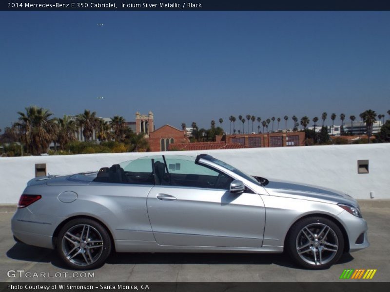 Iridium Silver Metallic / Black 2014 Mercedes-Benz E 350 Cabriolet