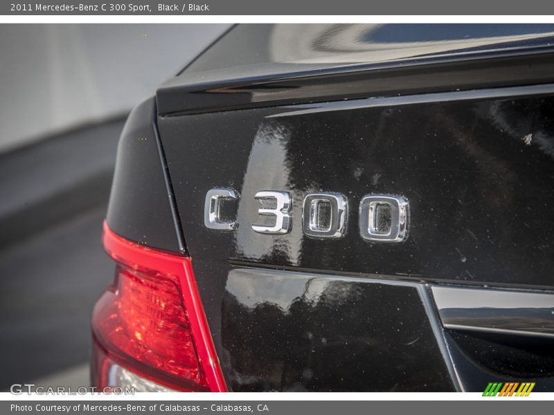 Black / Black 2011 Mercedes-Benz C 300 Sport
