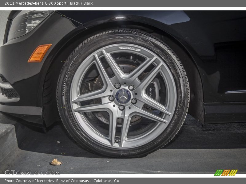 Black / Black 2011 Mercedes-Benz C 300 Sport