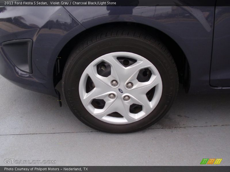 Violet Gray / Charcoal Black/Light Stone 2013 Ford Fiesta S Sedan